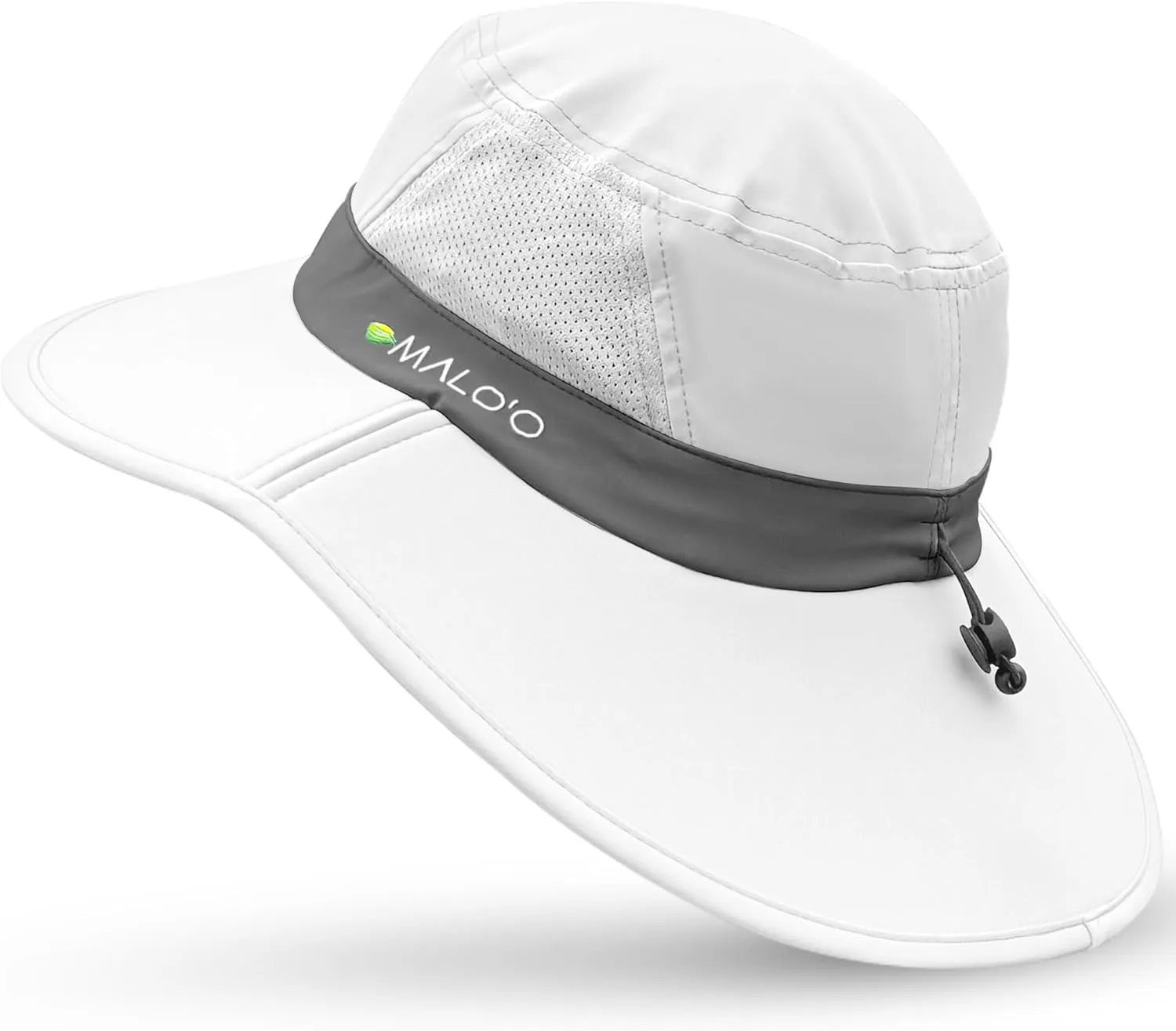 Malo'o Golf Hat with UPF 50  Protection, Adjustable Sizes, Comfortable Band, Anti-Glare Underbrim
