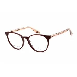 Marc Jacobs Women's Eyeglasses - Opal Burgundy Full Rim Oval Frame | Marc 283 0LHF 00