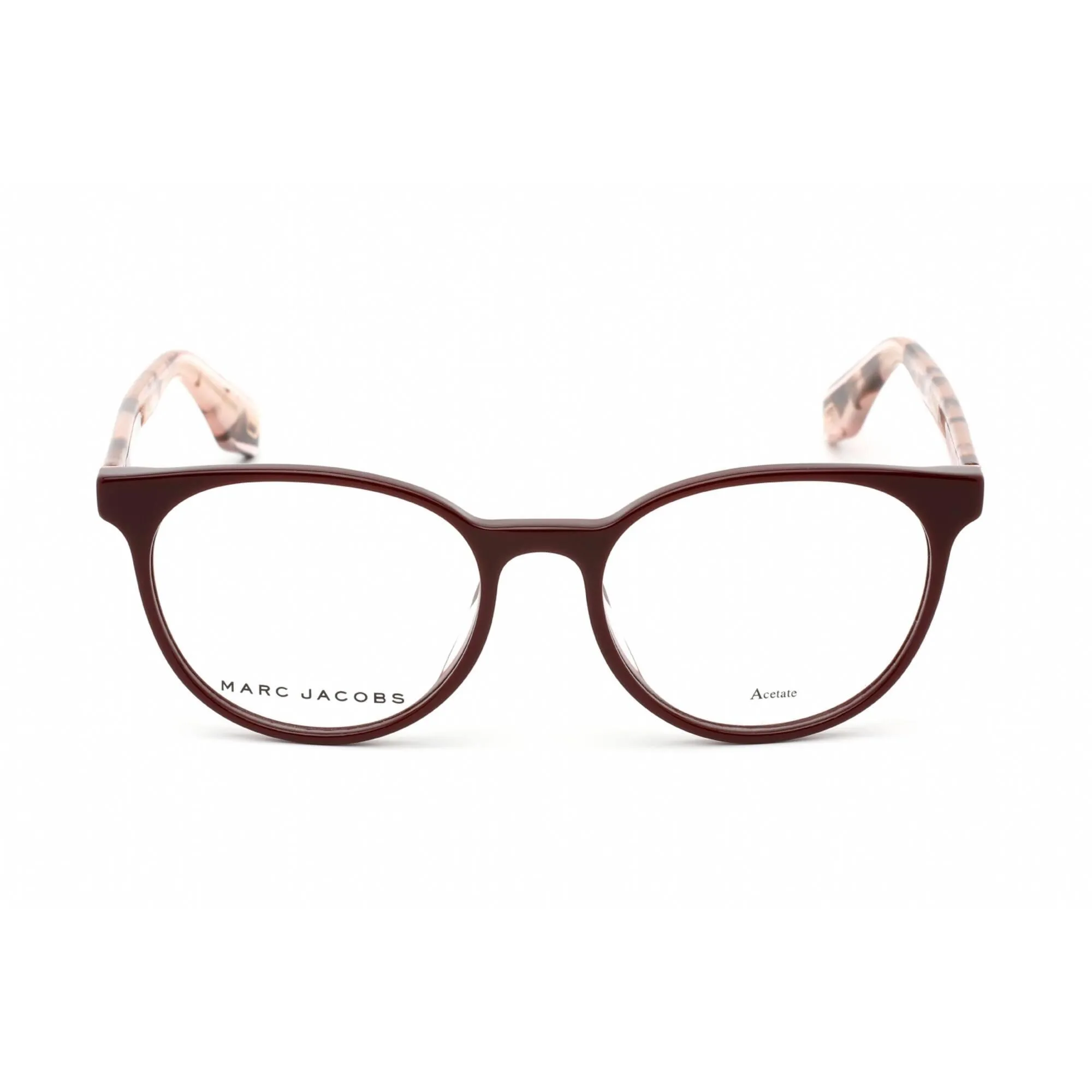 Marc Jacobs Women's Eyeglasses - Opal Burgundy Full Rim Oval Frame | Marc 283 0LHF 00