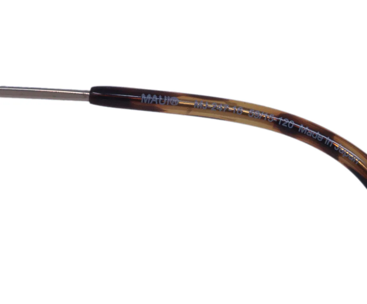 Maui Jim Brown & Gold Sunglasses