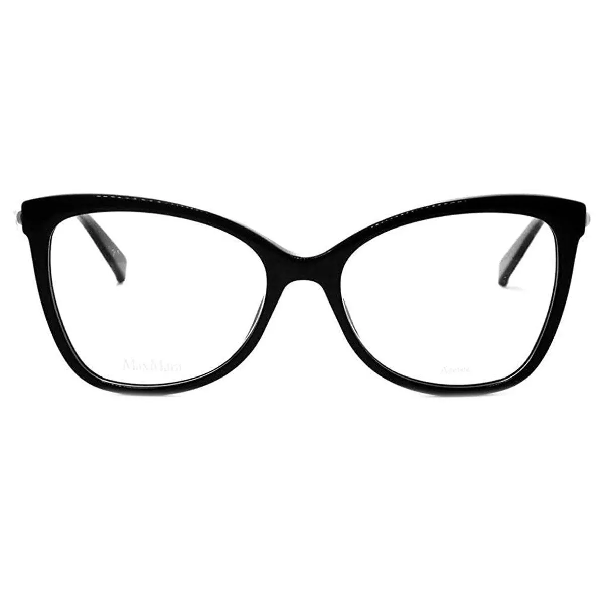 Max Mara Women's Eyeglasses - Black Acetate Frame | MM1345-0807-54-17-145