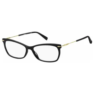 Max Mara Women's Eyeglasses - Black Acetate Frame | MM1394-0807-54-16-140