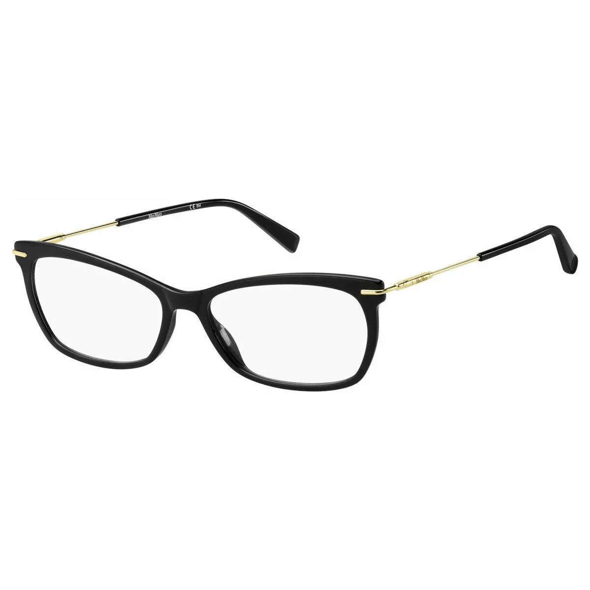 Max Mara Women's Eyeglasses - Black Acetate Frame | MM1394-0807-54-16-140