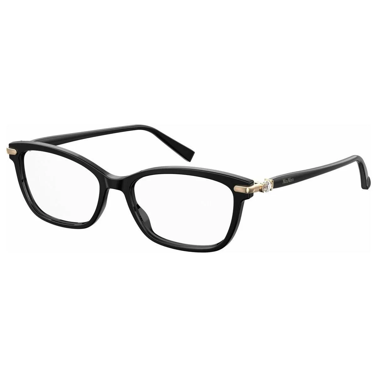 Max Mara Women's Eyeglasses - Black Acetate Frame | MM1399-0807-51-16-145