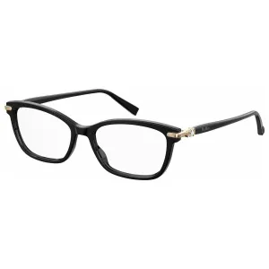 Max Mara Women's Eyeglasses - Black Acetate Frame | MM1399-0807-51-16-145