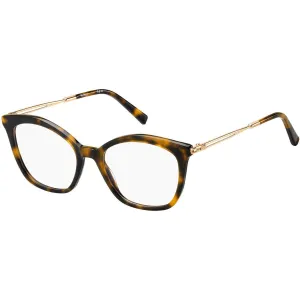 Max Mara Women's Eyeglasses - Dark Havana Acetate Frame | MM1383-0086-50-18-140