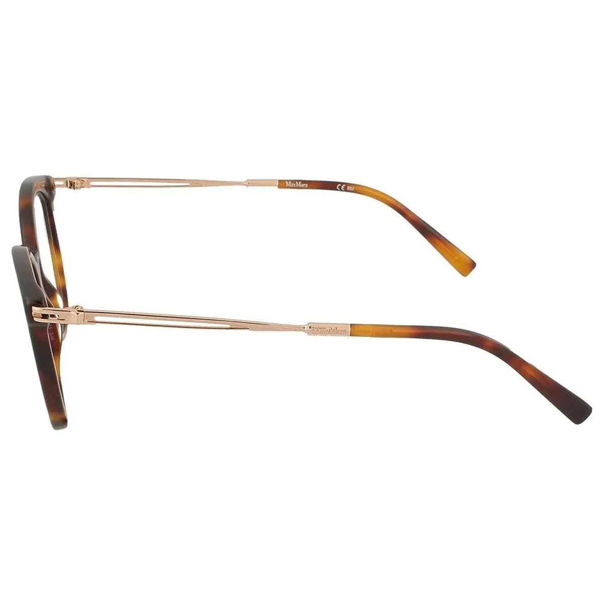 Max Mara Women's Eyeglasses - Dark Havana Acetate Frame | MM1383-0086-50-18-140