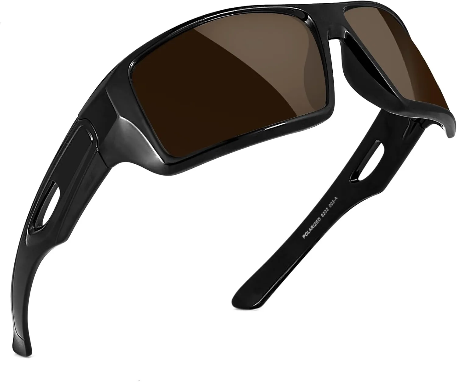 MAXJULI Polarized Wrap Around Sports Sunglasses for Big Heads Men Women UV400 Protection Sun Glasses 8232