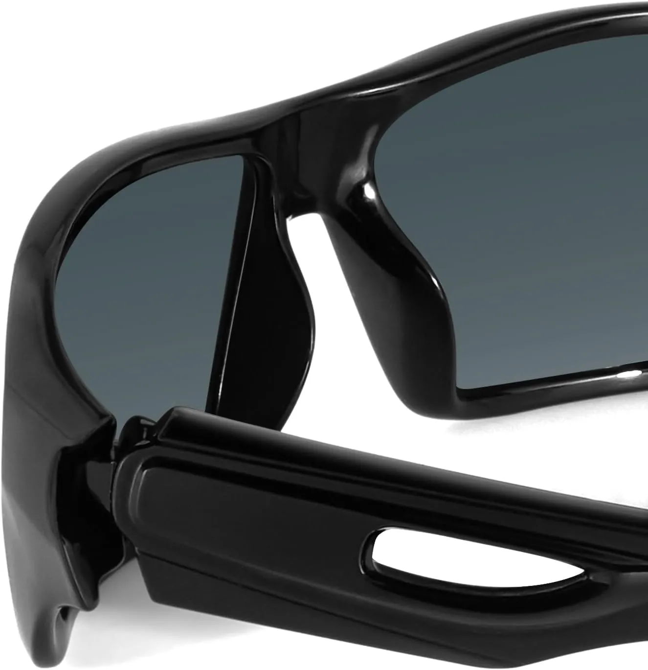 MAXJULI Polarized Wrap Around Sports Sunglasses for Big Heads Men Women UV400 Protection Sun Glasses 8232