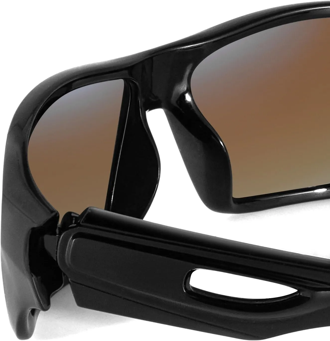 MAXJULI Polarized Wrap Around Sports Sunglasses for Big Heads Men Women UV400 Protection Sun Glasses 8232