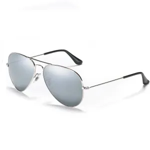 Mechaly Aviator Style Mirrored Sunglasses