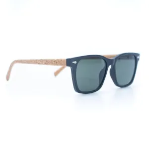 Men's Cork Sunglasses with UV Protection Lenses and Glasses L-527（Included case）