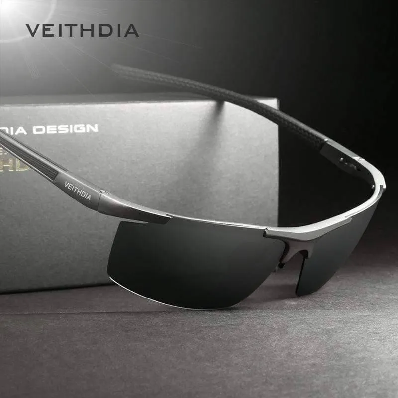 Men's Polarized Aluminum Magnesium Sunglasses - Lightweight UV Protection
