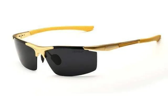 Men's Polarized Aluminum Magnesium Sunglasses - Lightweight UV Protection