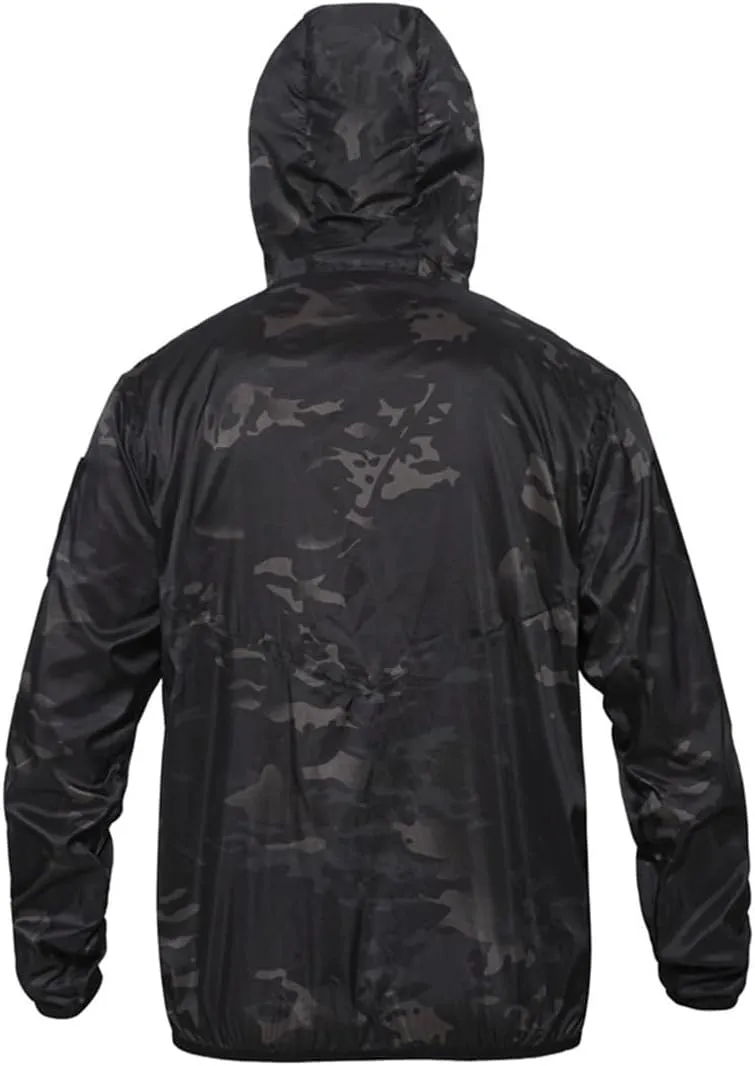 Men's Thin Army Military Jacket Lightweight Quick Dry Windbreaker Summer Waterproof Tactical Jacket Raincoat