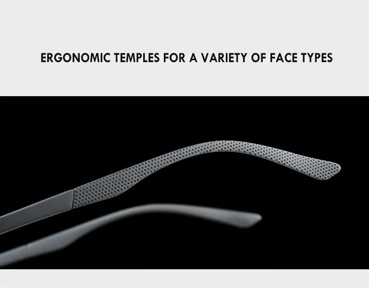 Men's Titanium Alloy Eyeglasses Half Rim Frame P8831