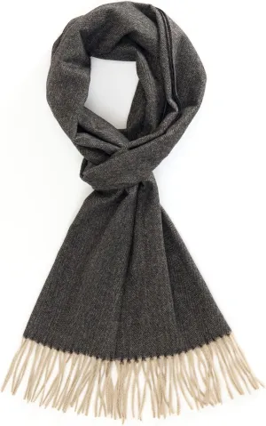 Men's Winter Scarf Warm Long Plaid Classic Tassel Scarf for Women