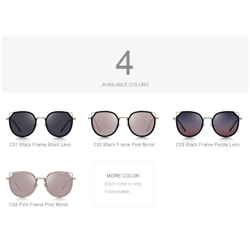 MERRY'S Retro Mirror 52mm Sunglasses - Women's