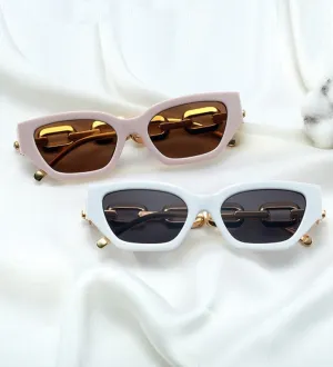 Metal Chain Vintage Sunglasses