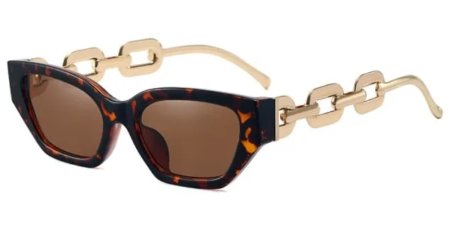 Metal Chain Vintage Sunglasses