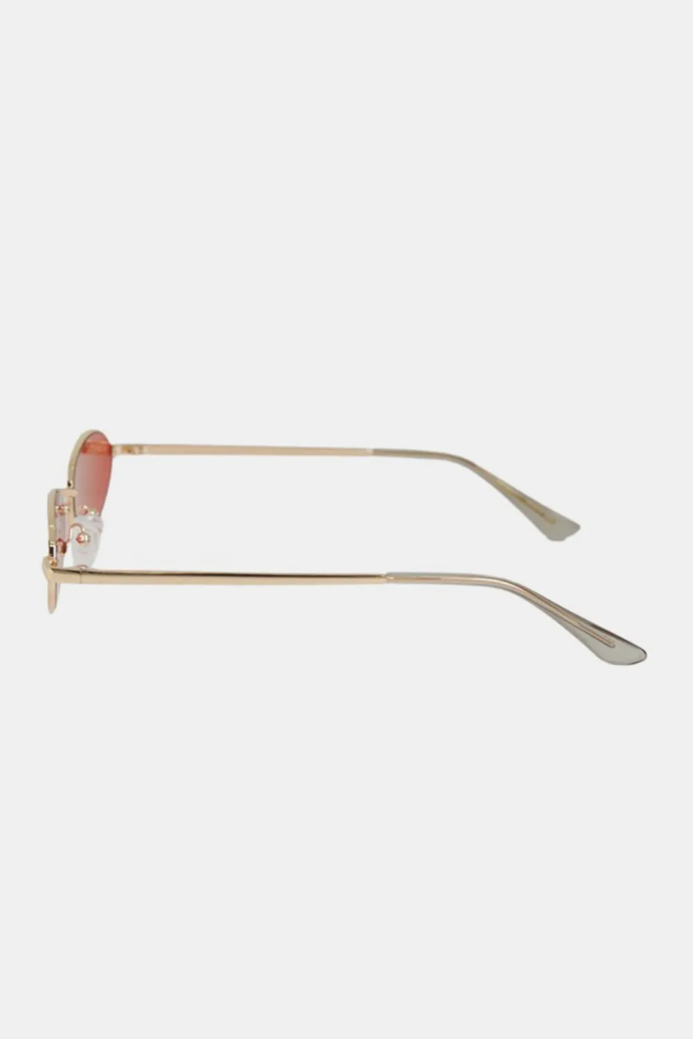 Metal Frame Oval Sunglasses by Nicole Lee USA
