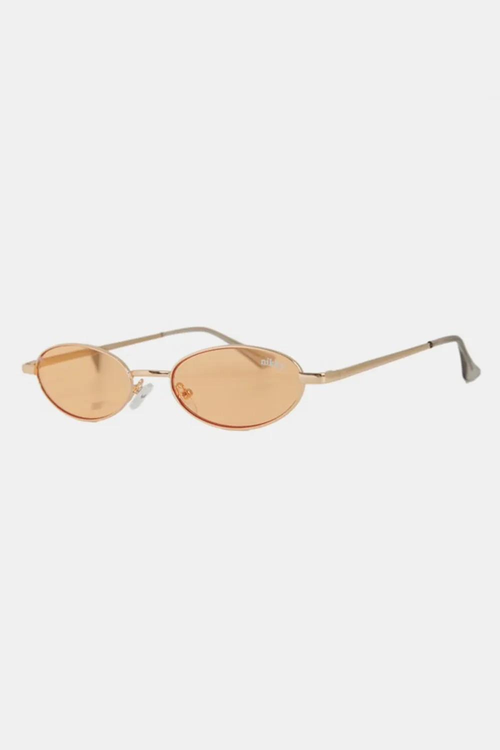Metal Frame Oval Sunglasses by Nicole Lee USA