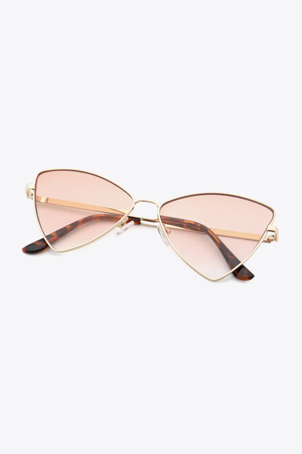 Metal Frame Retro Cat-Eye Sunglasses