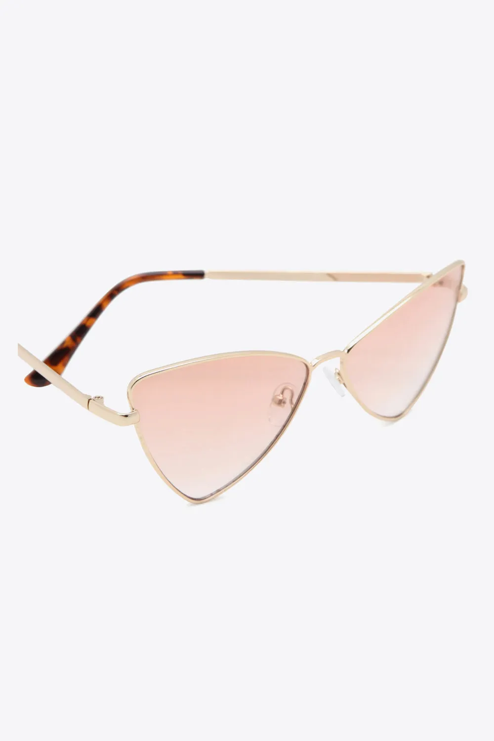 Metal Frame Retro Cat-Eye Sunglasses
