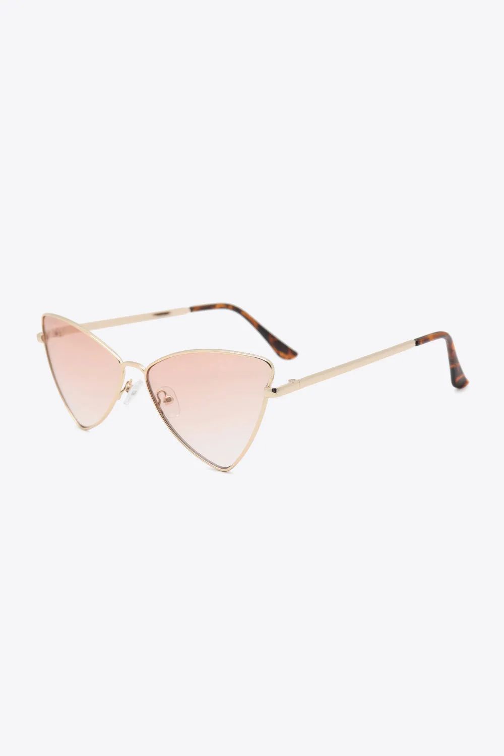 Metal Frame Retro Cat-Eye Sunglasses