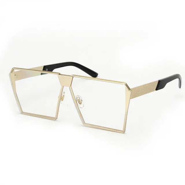 Metal Unique Sunglasses Women Square Vintage retro ombre lens 2017 summer Fashion Glasses #SS936