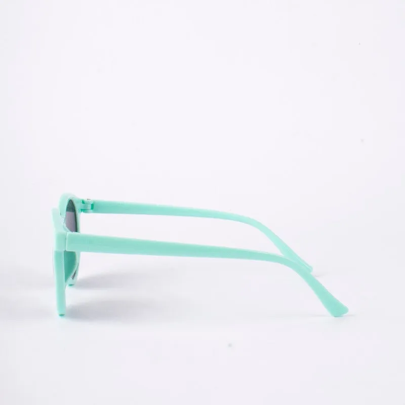 Mint Green Playful Orbit Round Kid's Sunglass