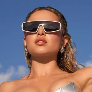 Mira Silver Grey Polarized Sunglasses