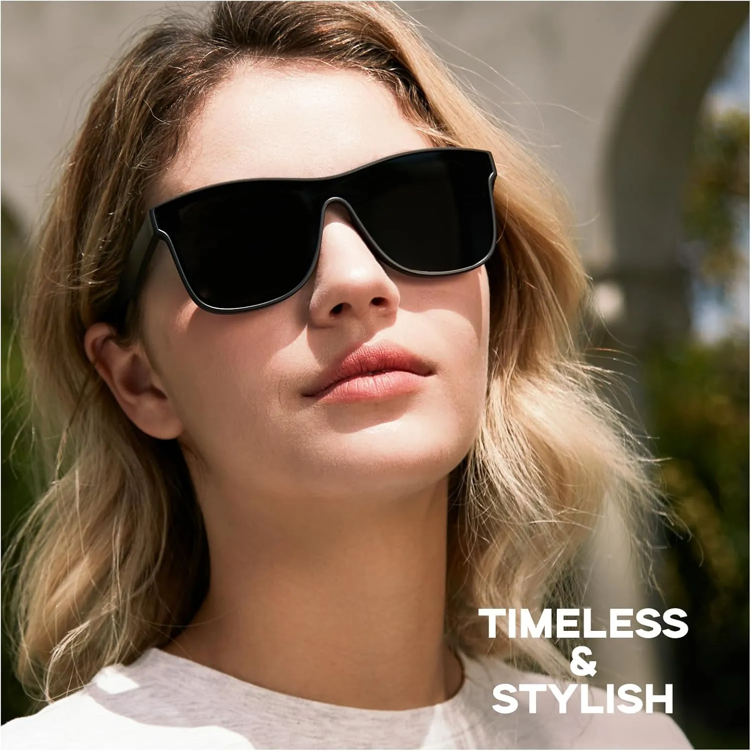 mosanana Polarized Sports Sunglasses for Women Men, TR90 Lightweight Frame Mirrored UV400 Protection MS52368