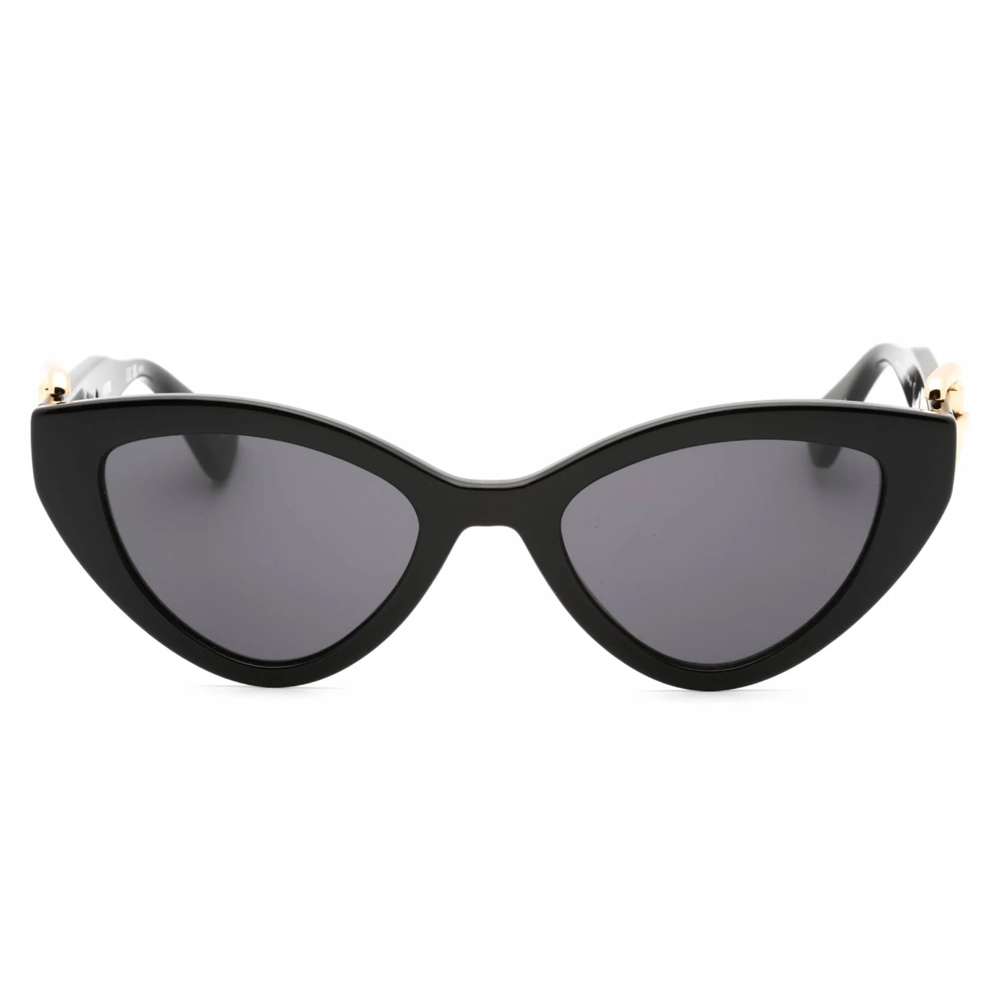 Moschino Women's Sunglasses - Black Cat Eye Plastic Full Rim Frame | MOS142/S 0807 IR