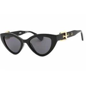 Moschino Women's Sunglasses - Black Cat Eye Plastic Full Rim Frame | MOS142/S 0807 IR