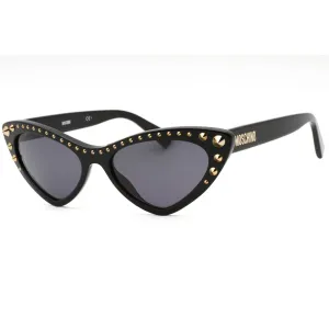 Moschino Women's Sunglasses - Black Plastic Cat Eye Full Rim Frame | MOS093/S 0807 IR