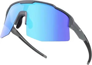 MOTIONVIEW Sports Sunglasses Outdoor Polarized UV400 Men Women Cycling Surfing Running Fishing Sports (Ultra-lightweight Grey)