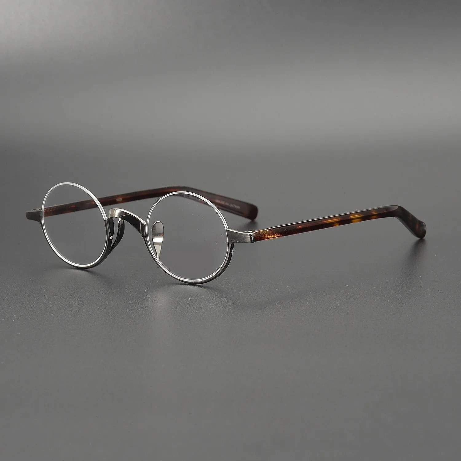 Muzz Men's Semi Rim Acetate Titanium Frame Eyeglasses 80