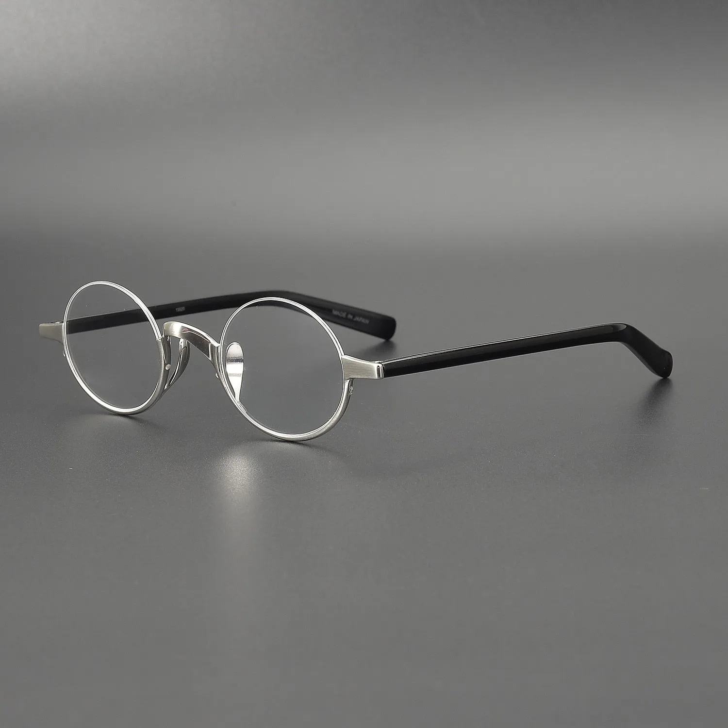Muzz Men's Semi Rim Acetate Titanium Frame Eyeglasses 80