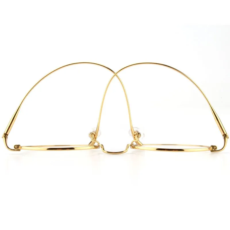 Muzz Unisex Full Rim Round Titanium Frame Eyeglasses 164044
