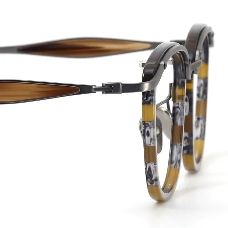 Muzz Unisex Full Rim Square Titanium Eyeglasses 6061