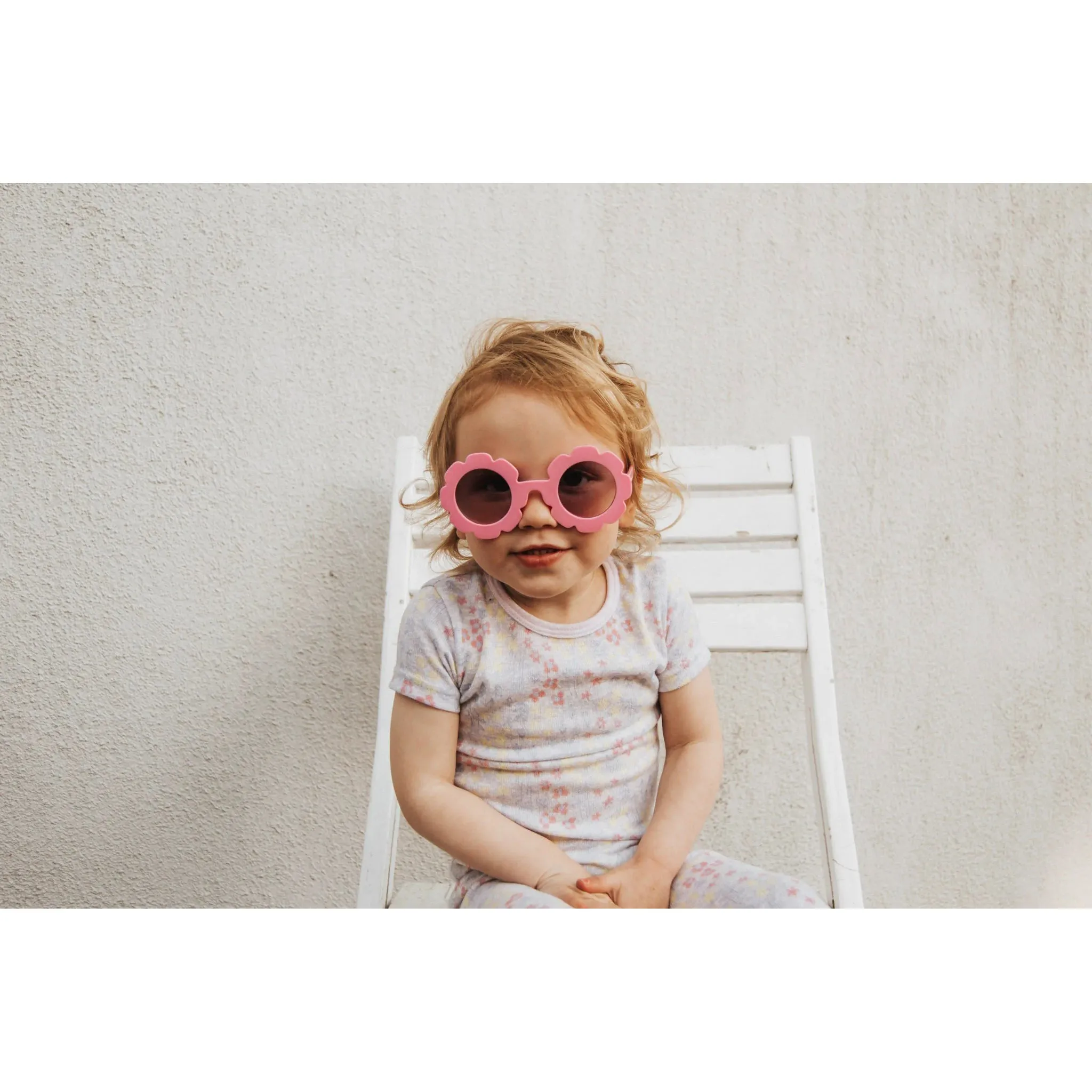 My Little Sunnies Round Flower Sunglasses Pink Lotus
