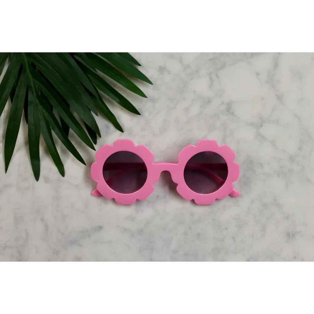 My Little Sunnies Round Flower Sunglasses Pink Lotus