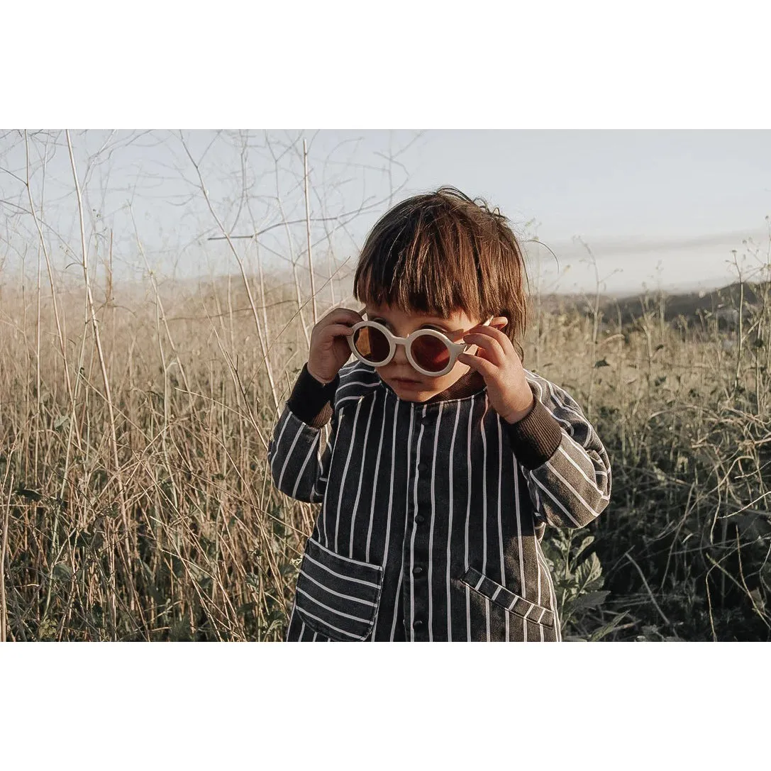 My Little Sunnies Round Retro Sunglasses Sand Dollar Matte