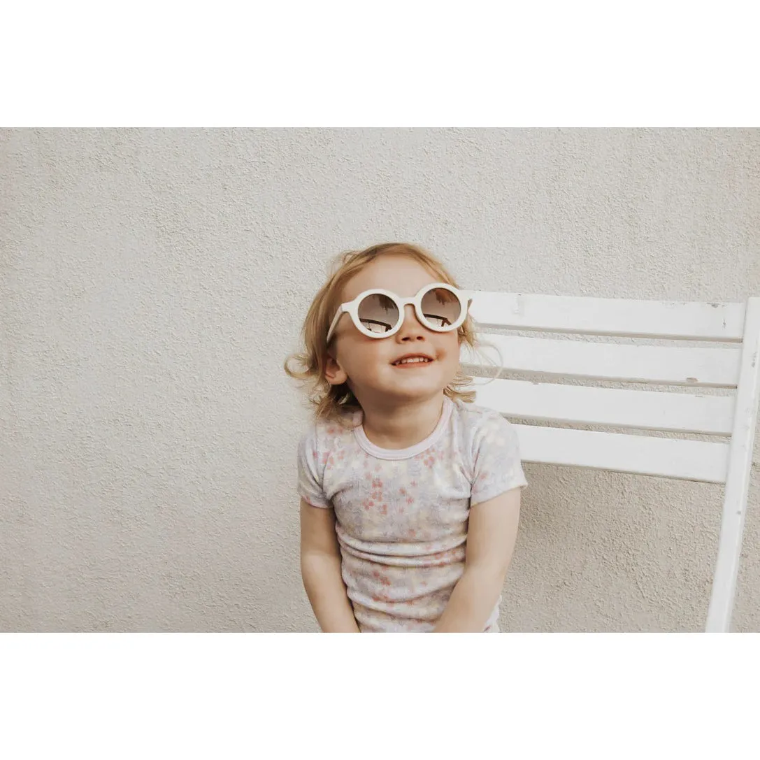 My Little Sunnies Round Retro Sunglasses Sand Dollar Matte