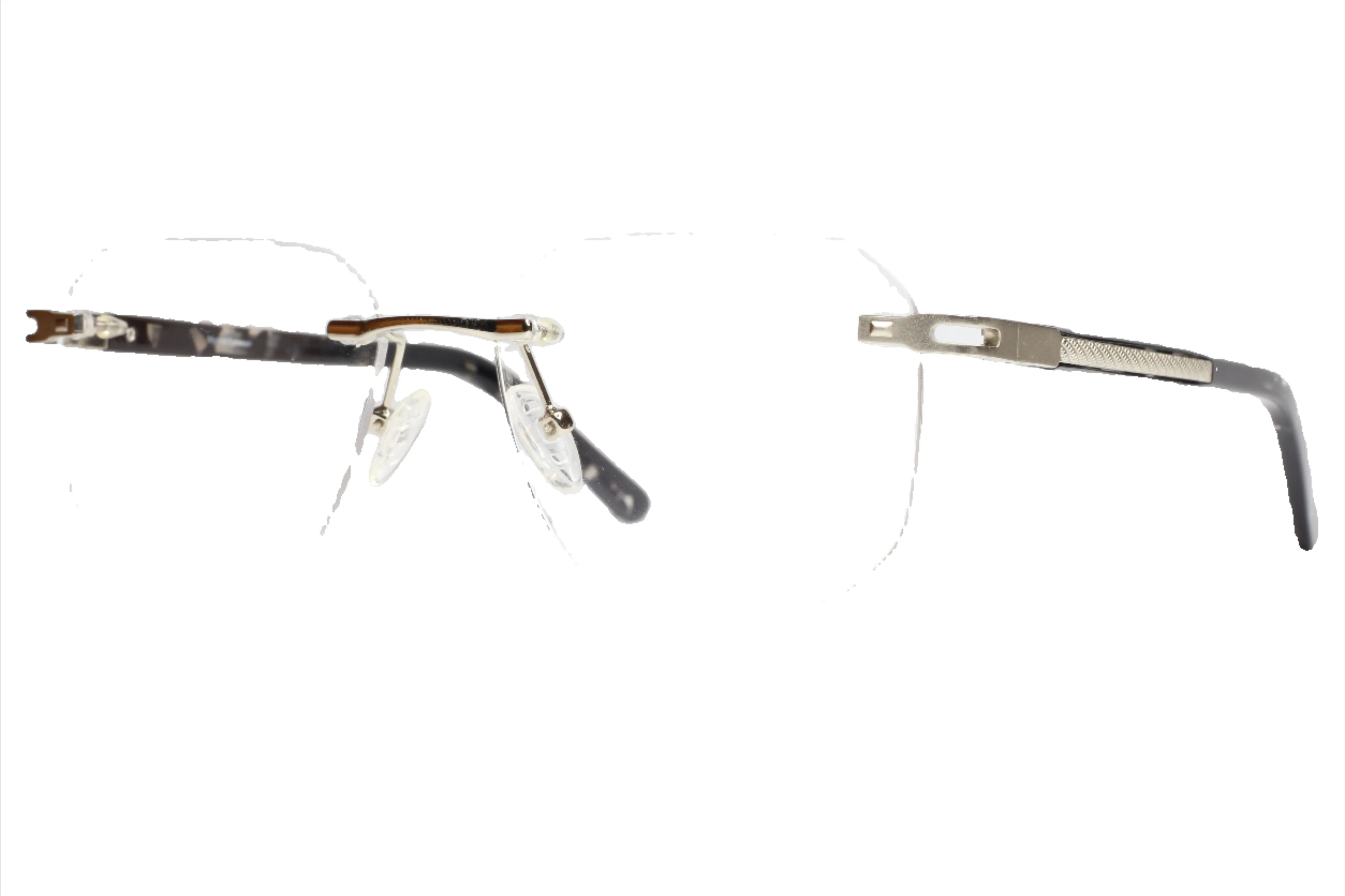 Myriad Eyewear ME25610 Tortoise Gold Rimless Luxury Eyeglasses