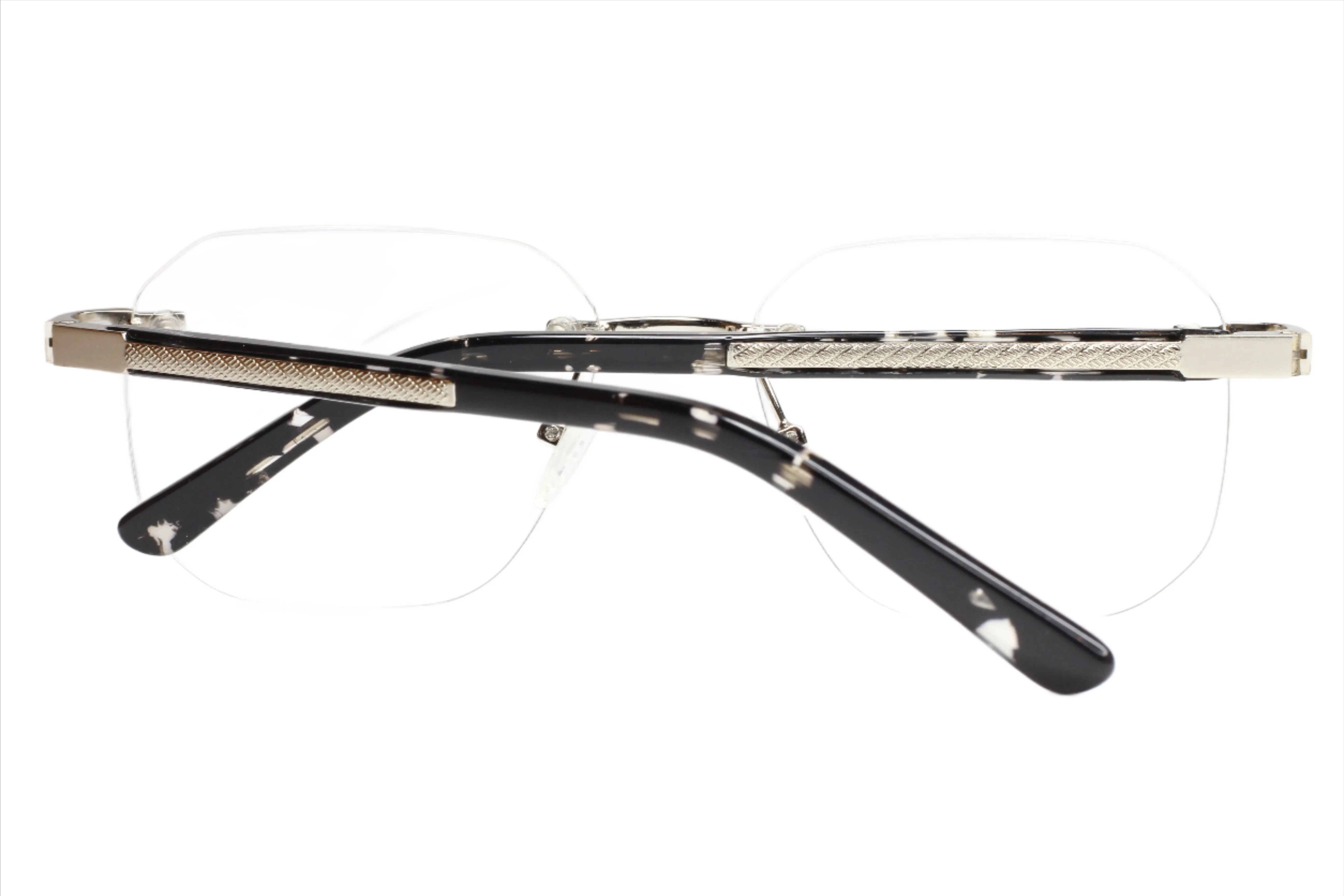 Myriad Eyewear ME25610 Tortoise Gold Rimless Luxury Eyeglasses