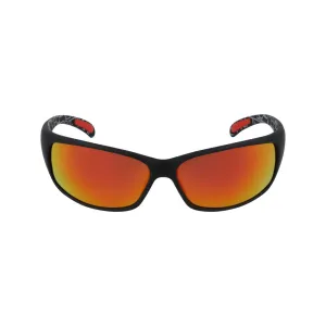 Narrow Wrap Sunglasses - Black