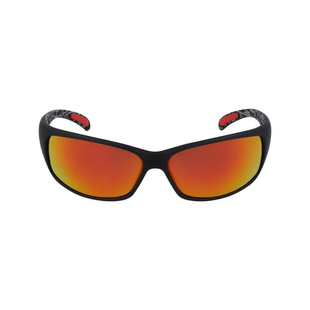 Narrow Wrap Sunglasses - Black