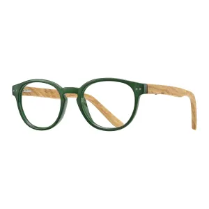 Natoma - Forest Green / Walnut Wood   Blue Light Lens